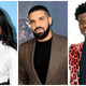 (Left to Right): Megan Thee Stallion, Drake and Lil Nas X
